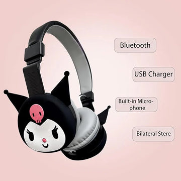 Foldable Cartoon Headphones For Childrens