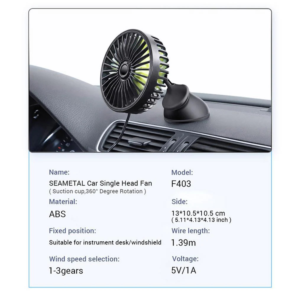 Car Mini Electric And Cooling Fan