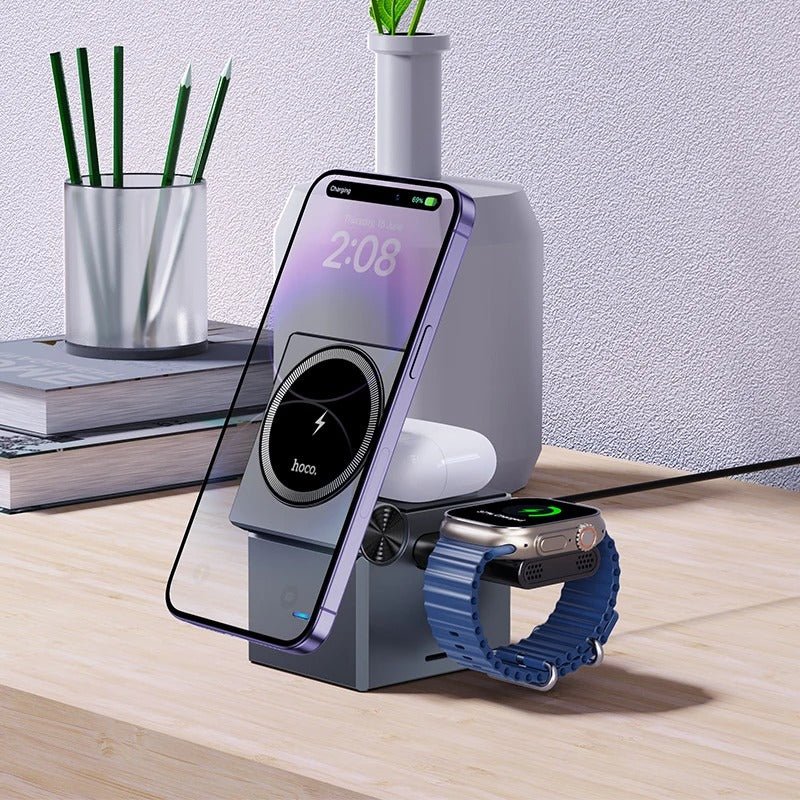 Hoco - 3-in-1 Wireless Charger (CQ8)